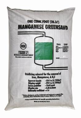 GreenSand Plus (14л)-реагентный фильтрующий материал для удаления из воды железа,марганца, сероводорода.